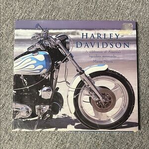Harley-Davidson Black and Blue Coffee Table Book